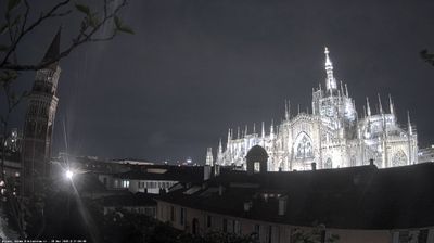 immagine della webcam nei dintorni di Milano Stazione Centrale: webcam Milano Duomo