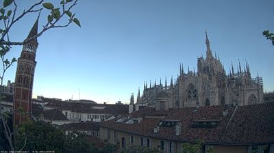 immagine della webcam nei dintorni di Milano Santa Rita: webcam Milano Duomo