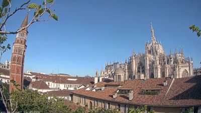 immagine della webcam nei dintorni di Milano Sant'Ambrogio: webcam Milano Duomo