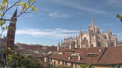 immagine della webcam nei dintorni di Milano Zara: webcam Milano Duomo