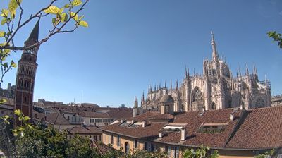 immagine della webcam nei dintorni di Milano Ravizza: webcam Milano Duomo