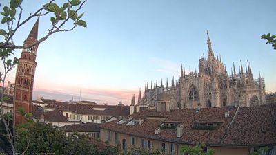 immagine della webcam nei dintorni di Milano Pasquirolo: webcam Milano Duomo