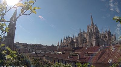immagine della webcam nei dintorni di Milano Simonetta: webcam Milano Duomo