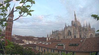 immagine della webcam nei dintorni di Milano Zona 1: webcam Milano Duomo