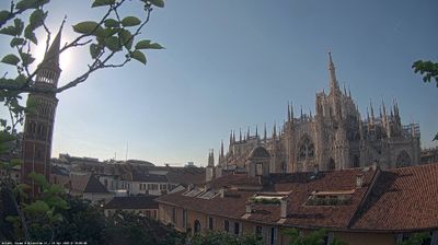 immagine della webcam nei dintorni di Milano Arzaga: webcam Milano Duomo