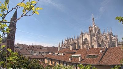 immagine della webcam nei dintorni di Milano Archimede: webcam Milano Duomo