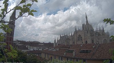 immagine della webcam nei dintorni di Milano San Gottardo: webcam Milano Duomo