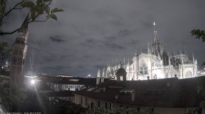 immagine della webcam nei dintorni di Gaggiano: webcam Milano Duomo