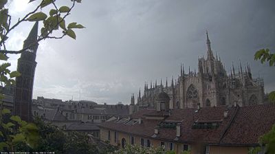 immagine della webcam nei dintorni di Sant'Angelo Lodigiano: webcam Milano Duomo