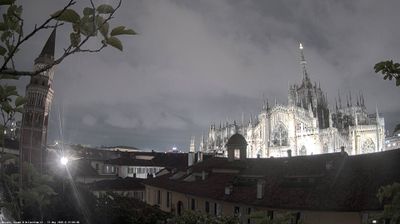 immagine della webcam nei dintorni di Milano Turro: webcam Milano Duomo