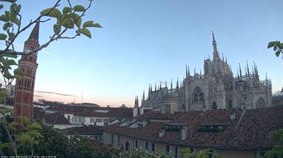 immagine della webcam nei dintorni di Milano Lotto: webcam Milano Duomo