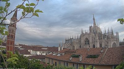 immagine della webcam nei dintorni di Milano Porta Monforte: webcam Milano Duomo