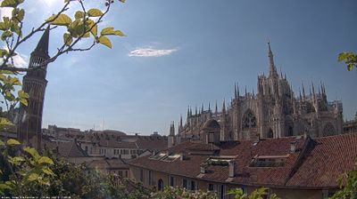 immagine della webcam nei dintorni di Milano Tre Torri: webcam Milano Duomo