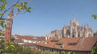 immagine della webcam nei dintorni di Milano Cappuccio: webcam Milano Duomo
