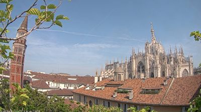 immagine della webcam nei dintorni di Milano Cuoco: webcam Milano Duomo