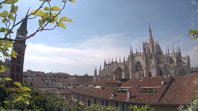 immagine della webcam nei dintorni di Milano Ca' Granda: webcam Milano Duomo