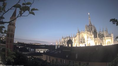 immagine della webcam nei dintorni di Milano Turro: webcam Milano Duomo