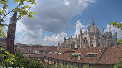 immagine della webcam nei dintorni di Milano Borgo Nuovo: webcam Milano Duomo