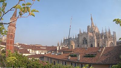 immagine della webcam nei dintorni di Milano Centro Direzionale: webcam Milano Duomo