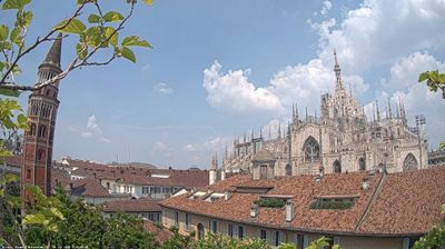 immagine della webcam nei dintorni di Milano San Babila: webcam Milano Duomo
