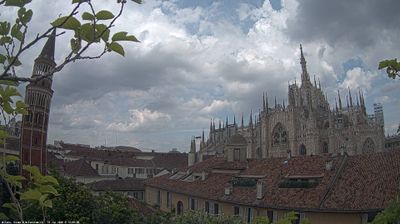 immagine della webcam nei dintorni di Milano Porta Monforte: webcam Milano Duomo