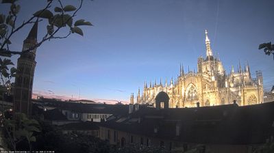 immagine della webcam nei dintorni di Milano Zona 3: webcam Milano Duomo