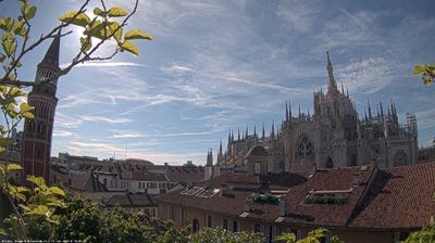 immagine della webcam nei dintorni di Milano Borgo Nuovo: webcam Milano Duomo