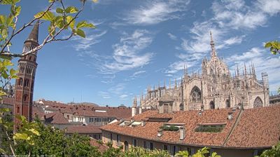 immagine della webcam nei dintorni di Milano San Marco: webcam Milano Duomo