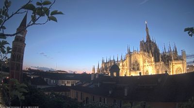 immagine della webcam nei dintorni di Milano San Marco: webcam Milano Duomo