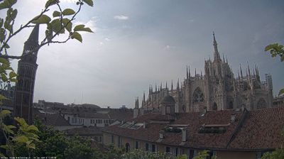immagine della webcam nei dintorni di Milano San Babila: webcam Milano Duomo