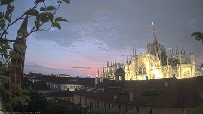 immagine della webcam nei dintorni di Milano Archimede: webcam Milano Duomo