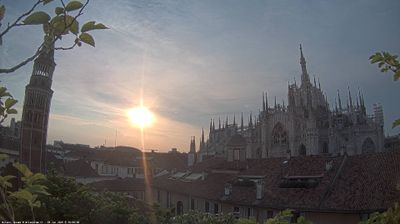 immagine della webcam nei dintorni di Milano Zara: webcam Milano Duomo