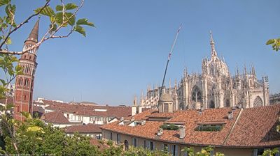immagine della webcam nei dintorni di Milano Quartiere Ebraico: webcam Milano Duomo