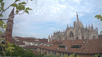 immagine della webcam nei dintorni di Milano Domenichino: webcam Milano Duomo