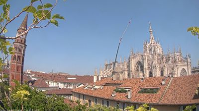 immagine della webcam nei dintorni di Milano Varesine: webcam Milano Duomo
