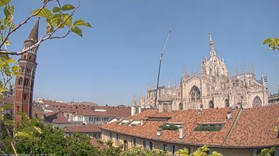 immagine della webcam nei dintorni di Milano Porta Garibaldi: webcam Milano Duomo