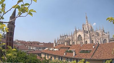 immagine della webcam nei dintorni di Milano Porta Nuova: webcam Milano Duomo