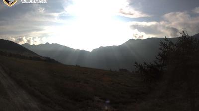 immagine della webcam nei dintorni di Cervinia Cime Bianche Laghi: webcam Torgnon