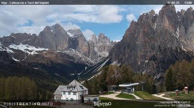 Preview delle webcam di Vigo di Fassa: Vigo Rosengarten