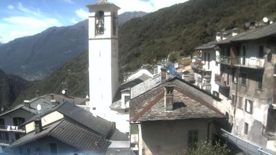 immagine della webcam nei dintorni di Val di Mello: webcam Albaredo per San Marco