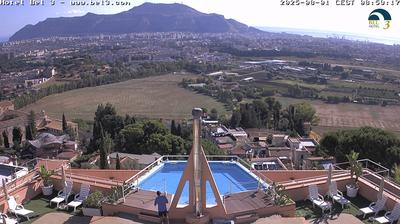 immagine della webcam nei dintorni di Sferracavallo: webcam Palermo Boccadifalco