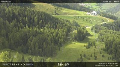 Preview delle webcam di Moena: Alpe Lusia - Pista Piavac