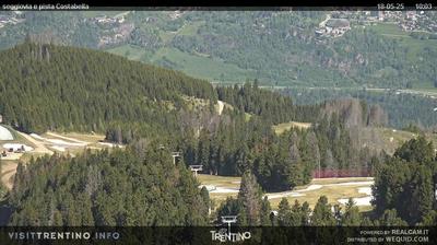 immagine della webcam nei dintorni di Canal San Bovo: webcam Alpe Cermis