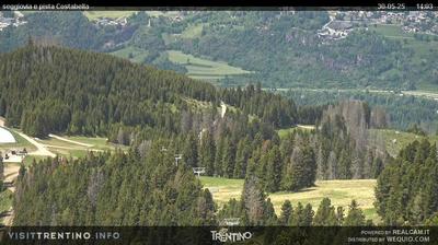 immagine della webcam nei dintorni di Cavalese: webcam Alpe Cermis