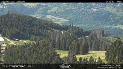 immagine della webcam nei dintorni di Cavalese: webcam Alpe Cermis