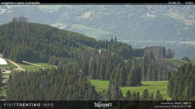 immagine della webcam nei dintorni di Palù del Fersina: webcam Alpe Cermis