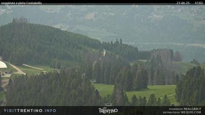 immagine della webcam nei dintorni di Canal San Bovo: webcam Alpe Cermis