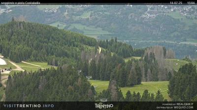 immagine della webcam nei dintorni di Canal San Bovo: webcam Alpe Cermis