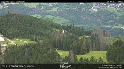 immagine della webcam nei dintorni di Canal San Bovo: webcam Alpe Cermis