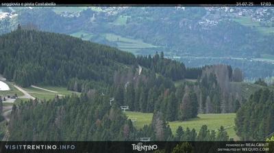 immagine della webcam nei dintorni di Alpe Cermis: webcam Cavalese